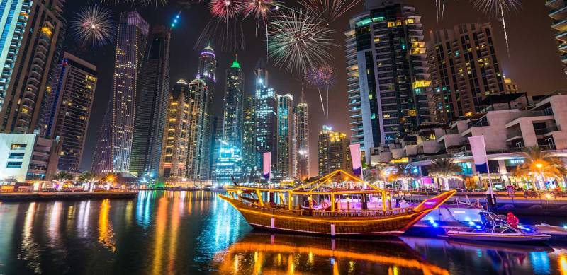 Dubai di notte - Capodanno a Dubai