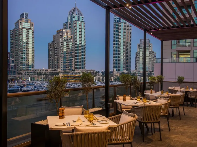 Ristorante a Dubai marina, Dubai Marina